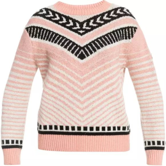 NWT Roxy Sweater Cozy Sound - Technical Jumper for Women Women's Crew Neck Top - Picture 2 of 7